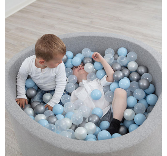 Balde - piscina com  200 bolas para crianças